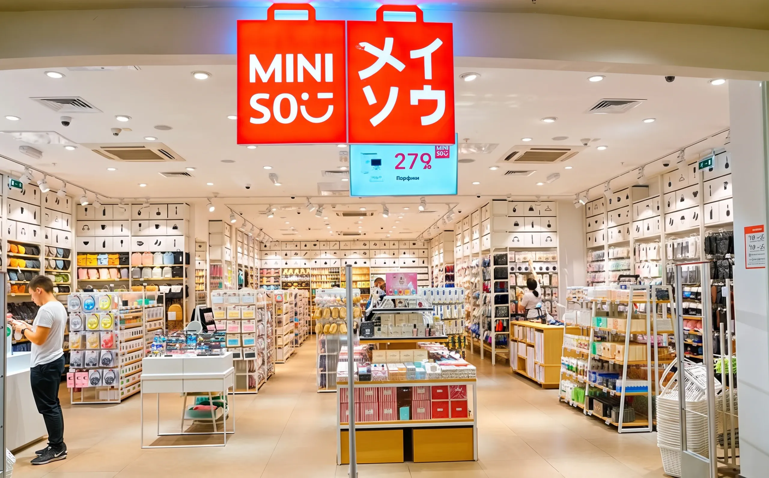 MINISO UAE website design and development project
